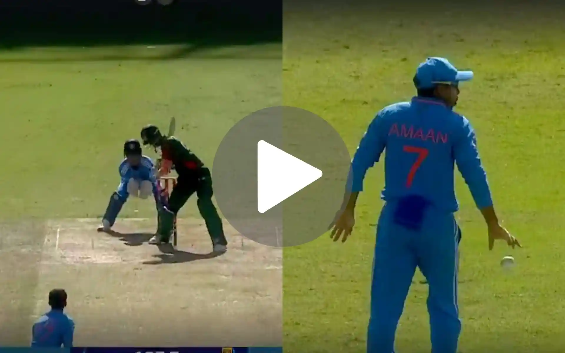 [Watch] India U19's No. 7 Does Dhoni-Like Captaincy As Bangladesh Lose 8th Wicket